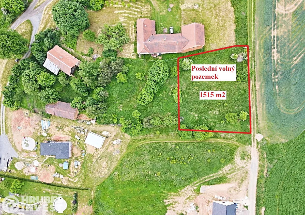 Prodej stavebního pozemku 1515 m²
